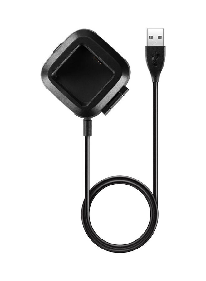 Charging Cable For Fitbit Versa Watch Black - Image 1