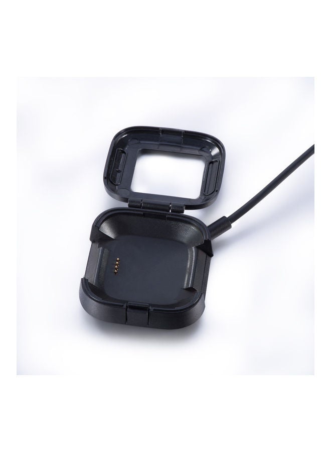 Charging Cable For Fitbit Versa Watch Black - Image 2