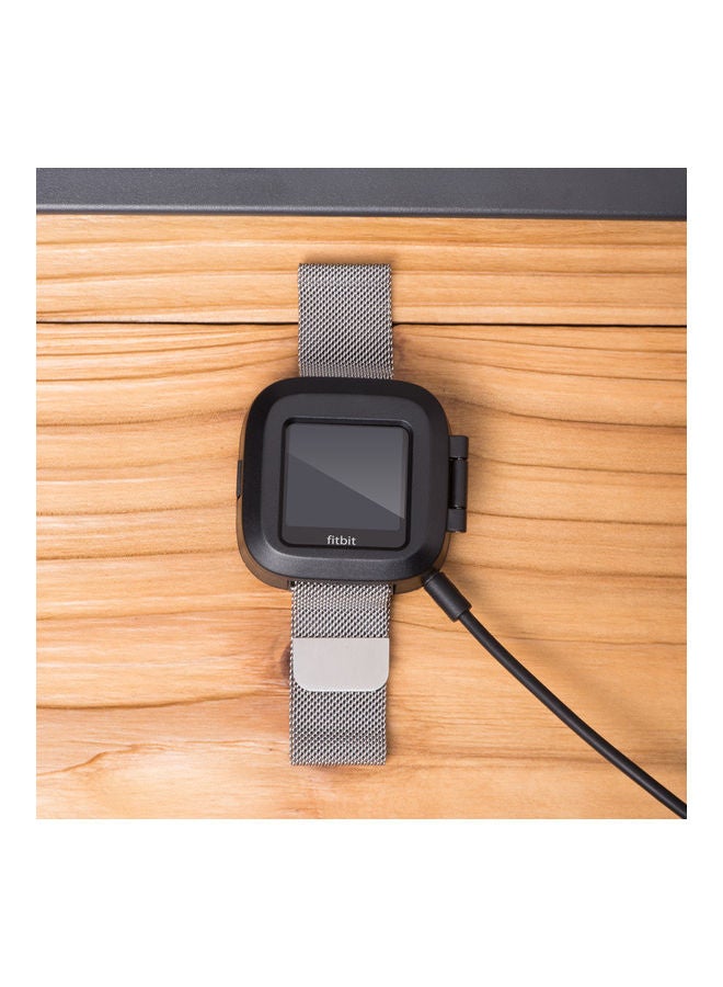 Charging Cable For Fitbit Versa Watch Black - Image 5