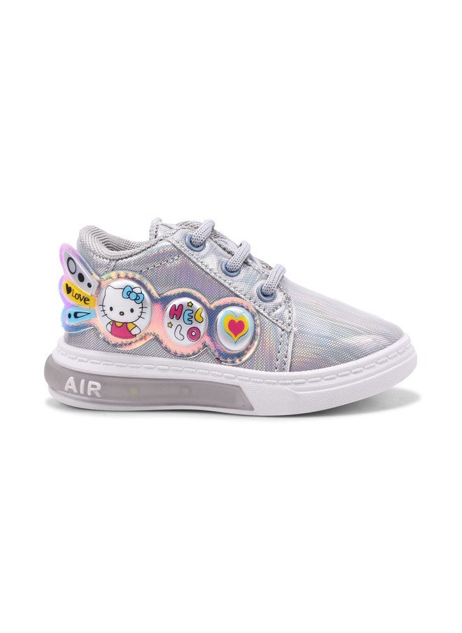 KATS Girls Hello Kitty Textured Sneakers with Comfort Insole - Image 3