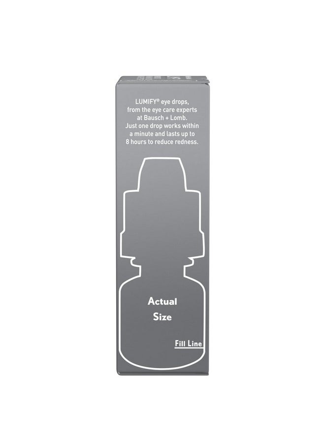 LUMIFY LUMIFY Redness Reliever Eye Drops 0.08 fl oz (2.5 mL) Pack of 2  - Image 4