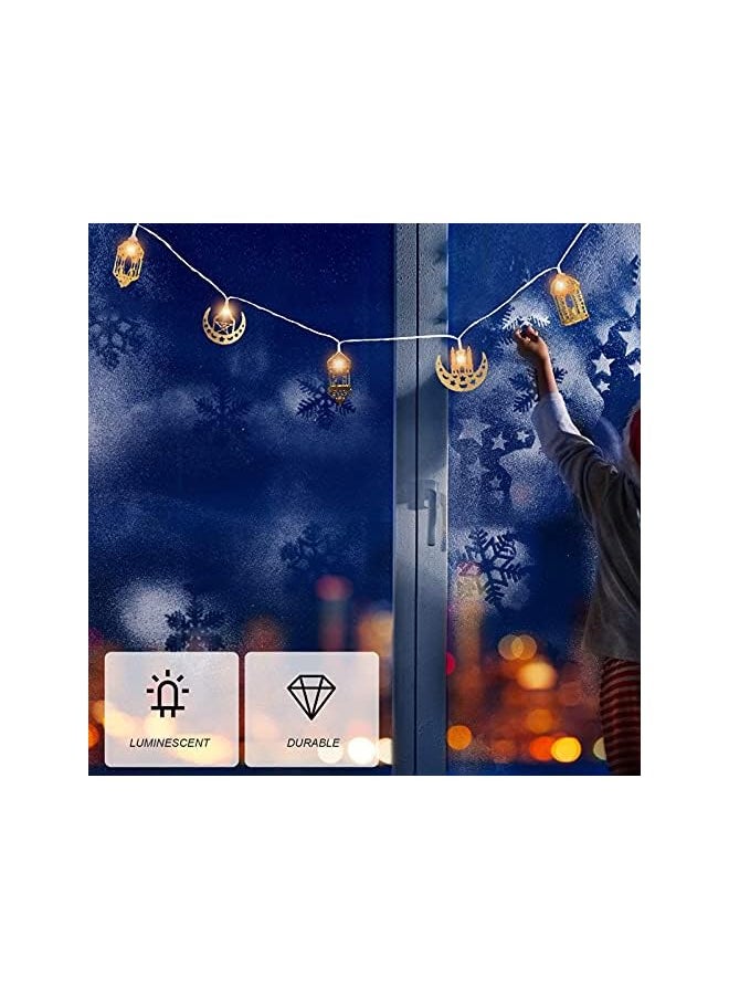 The Bros String Ramadan Lights, 20 LEDs Eid Moon Star Lantern Lights, EID Fairy String Lights,Battery Operated for Ramadan Decoration for Home Party Supplies (Moon)  - Image 5