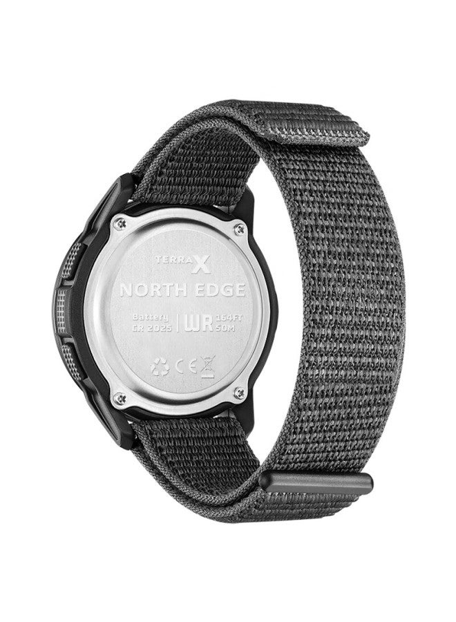 North Edge Military Training Sports Electronic Watch For Men, Military Style Alarm Clock, 50m Waterproof, Stopwatch, Countdown, Lightweight Student Watch - Image 1