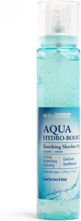 BioMiracle BioMiracle Aqua HydroBoost Soothing Sherbet Mist Face Mist Hydrating Spray Aqua Cool For All Skin Types 