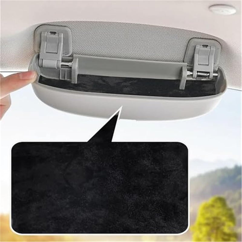 QASULER Car Sunglasses Holder Case - Image 3