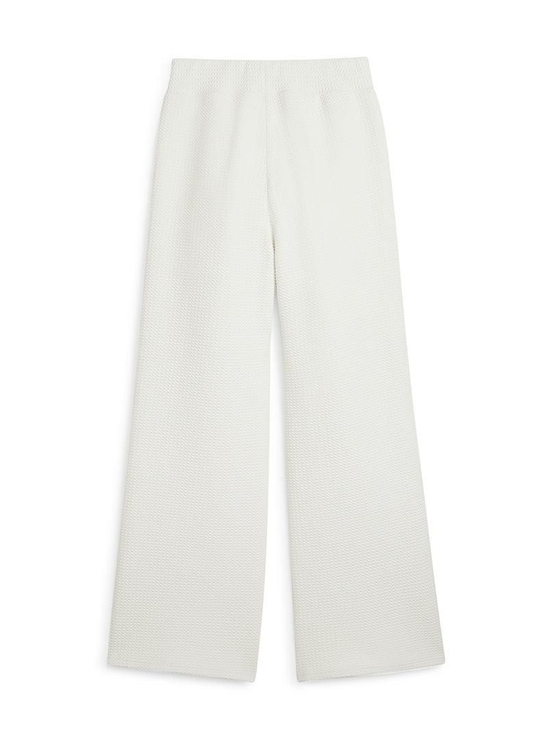 PUMA Studio Textured High Waist Sweatpants - Image 2