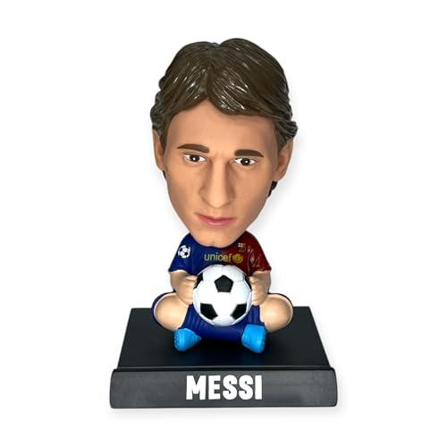AUGEN Messi C Action Figure Limited Edition Bobblehead with Mobile Holder for Car Dashboard, Office Desk & Study Table (Pack of 1) - Image 1