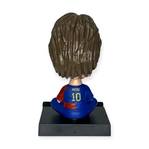 AUGEN Messi C Action Figure Limited Edition Bobblehead with Mobile Holder for Car Dashboard, Office Desk & Study Table (Pack of 1) - Image 3