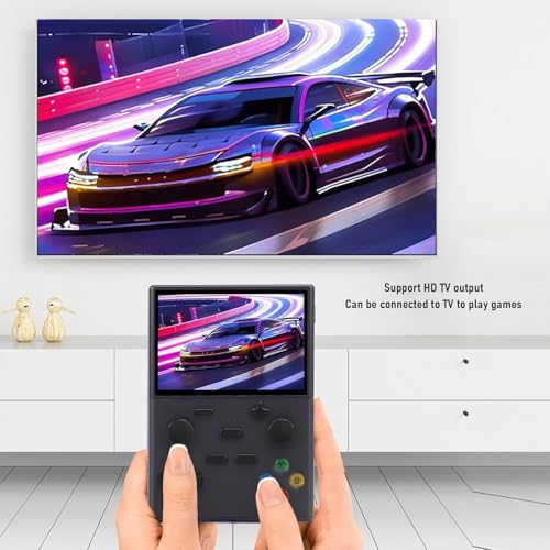 PSS® XGB35 Retro Classic Video Games Portable Handheld Gaming Console,3.5" Screen 64GB with Preinstalled 13000+ Classic Games, PS1 Games Support, Super Contra & Many More Games - Image 3