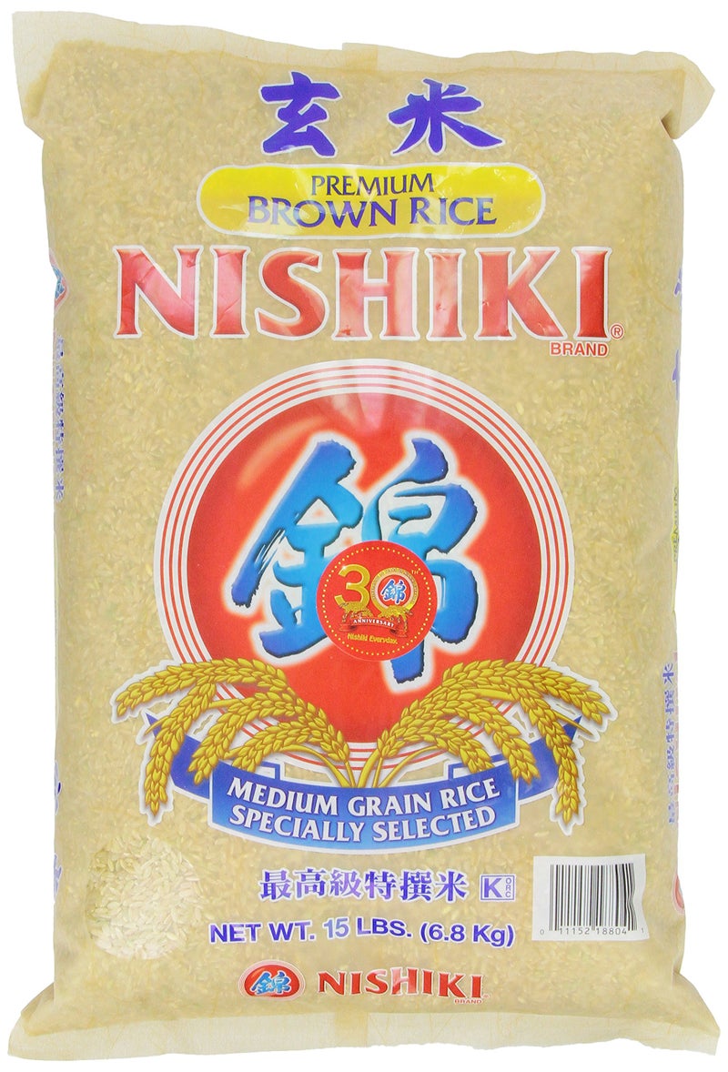 Nishiki Premium Brown Rice 15Pounds Bag - Image 3