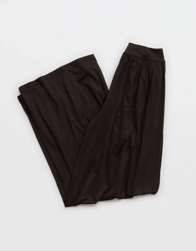 Aerie  OFFLINE By Aerie The Hugger Go With The Flow Super Wide Leg Pant for Women | Best Price UAE