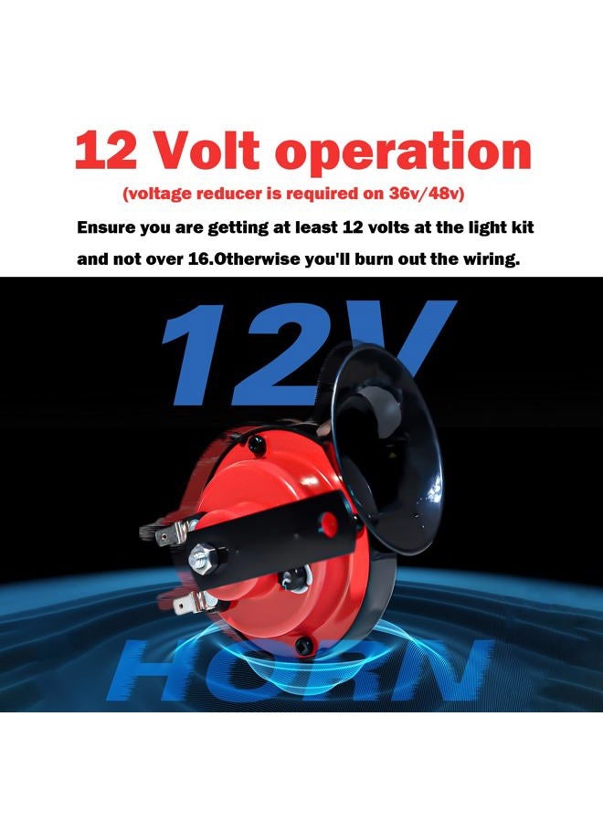 Orle Oko Golf Cart Turn Signal Kit with Horn Brake Light Switch 9-Pin Plug Deluxe Upgrade Wiring Harness - 12V Street Legal Light Kit for Club Car EZGO TXT RXV - Image 4