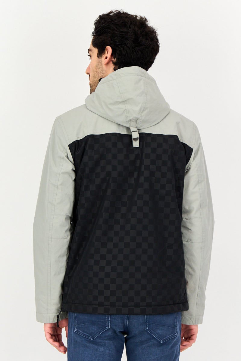 VANS جاكيت باركا طويل الأكمام بتصميم مزدوج اللون للرجال من فانس × نابابيجري، متعدد الألوان - Image 3