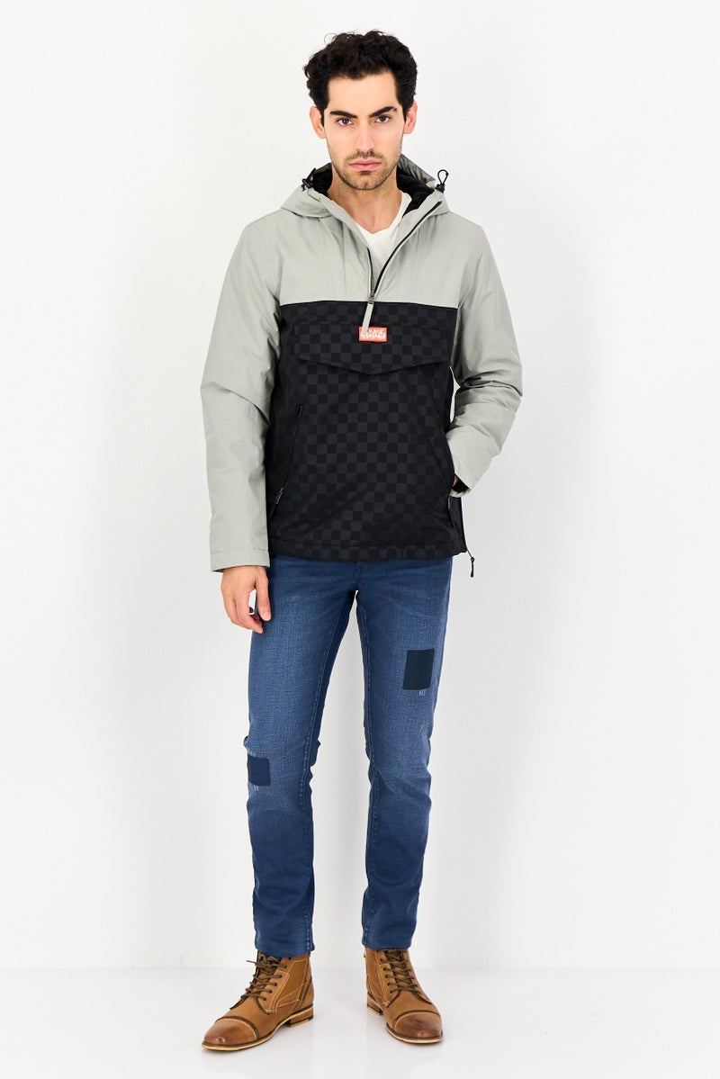 VANS جاكيت باركا طويل الأكمام بتصميم مزدوج اللون للرجال من فانس × نابابيجري، متعدد الألوان - Image 4