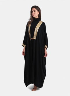 Relaxed Fit Abaya with Sequins