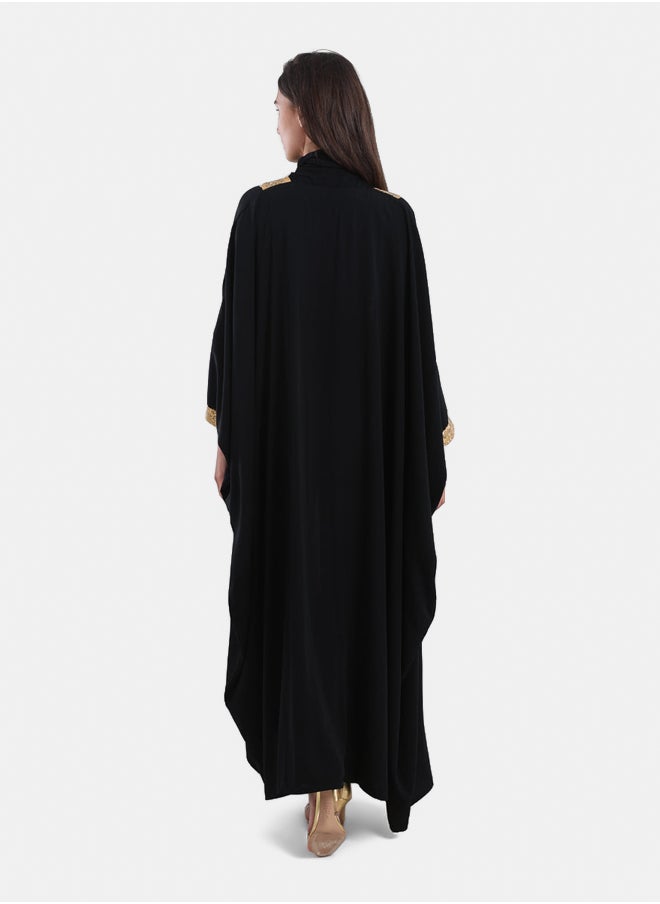 Carina - Relaxed Fit Abaya with Sequins - Image 1