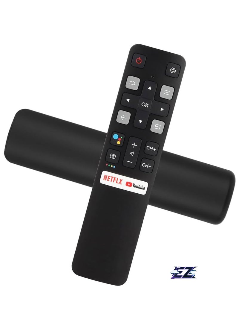 ELTRAZONE - Universal Remote Control for All TCL Smart TVs, RC802V Replacement Remote Control for All TCL Android 4K TVs - No Setup Required [No Voice Commands] with battery - Image 1