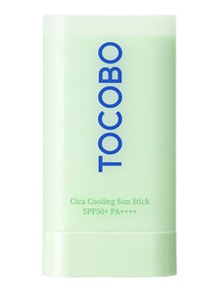 Tocobo Cica Cooling Stick SPF50+ PA++++ with Fermented Complex Reduces Heat with Rapid Cooling Lightweight Moisturizing Tokubo 50ml Sensitive 