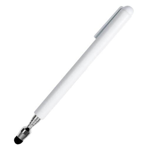 AIKESIWAY Universal Telescopic Stylus Pen for Touch Screens,Retractable Pointer Stick & Stylus with Special Flocking Tip,Extendable High Precision & Soft, Stylus Pen for Touch Screens (White) - Image 1