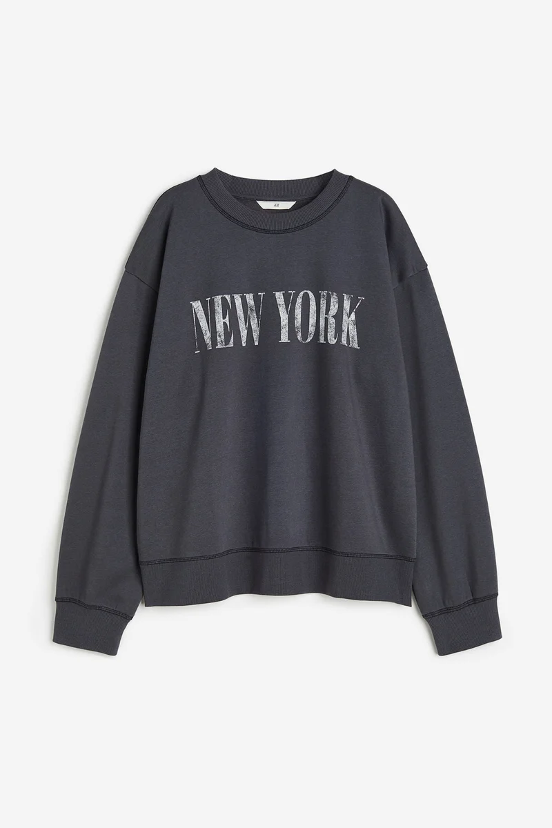 اتش اند ام بلوزة بطبعة