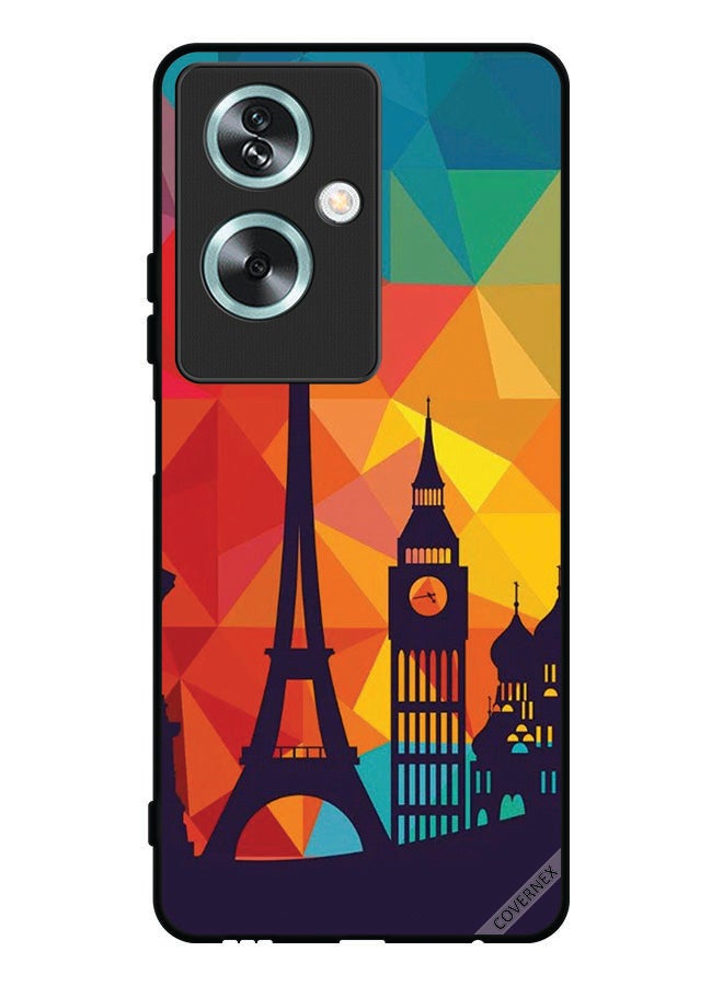 Covernex Protective Case Cover For Oppo A2 Colorful Pattern Paris - Image 1