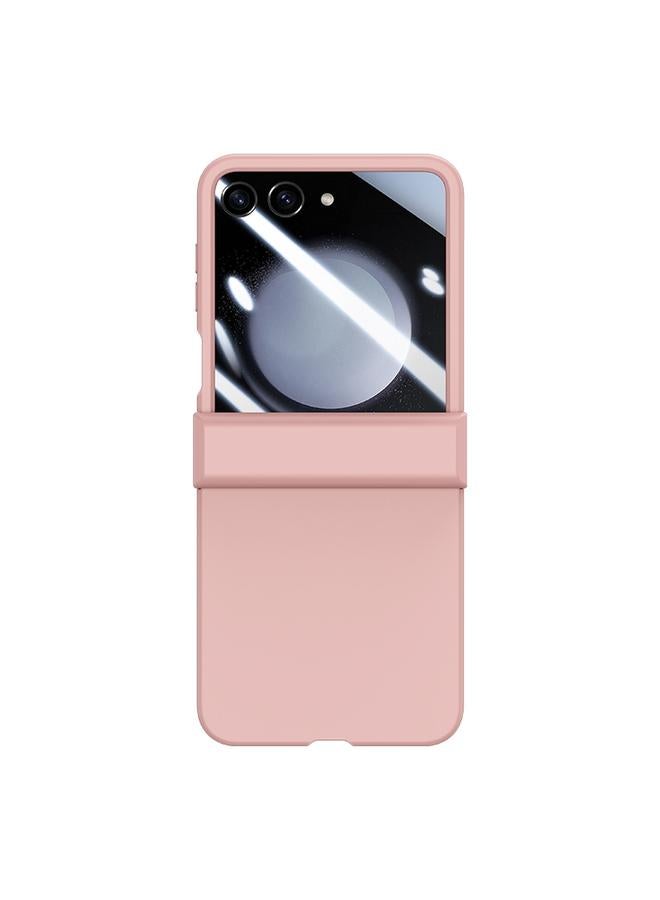 اس-توب جراب لهاتف Samsung Galaxy Z Flip6، مصنوع من ثلاثة أجزاء مدمجة مع جلد الكمبيوتر، جراب مقاوم للصدمات - Image 2