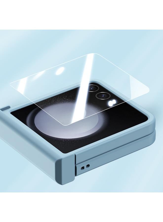 اس-توب جراب لهاتف Samsung Galaxy Z Flip6، مصنوع من ثلاثة أجزاء مدمجة مع جلد الكمبيوتر، جراب مقاوم للصدمات - Image 3