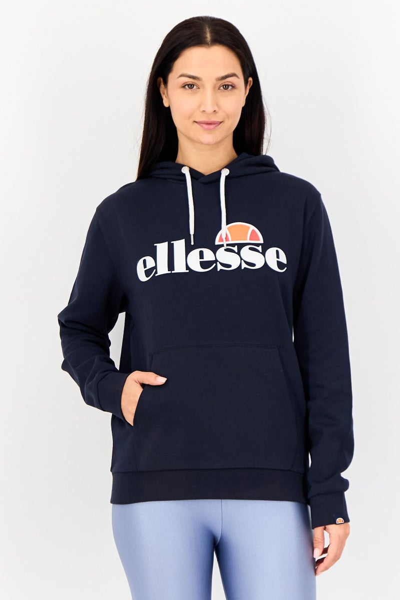 Ellesse Women Sportswear Fit Long Sleeve Outdoor Hoodie, Dark Navy - Image 1