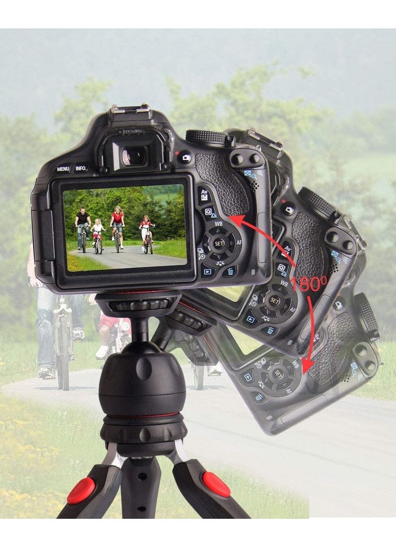 Jmary MT35 Mini Tripod Compact Desk Tripod for Camera Lightweight Table Top Stand 2-section Black - Image 2