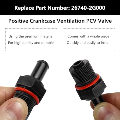 iTobest Replacement for Hyundai Kia Exhaust PCV Valve - Elantra, Santa Fe, Sonata, Tucson, Forte, Soul, Sorento - 26740-2G000, 267402G000, 29651, PCV490, 0450404 Positive Crankcase Ventilation Valve - Image 4