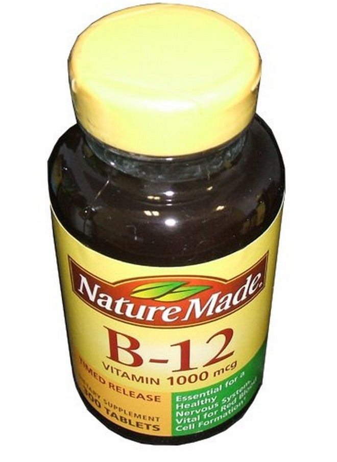 Nature Made Vitamin B 12 1 000 Mcg Time Release 300 Tablets  - Image 2