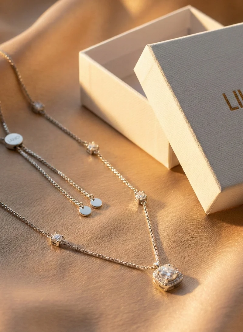 Liu Jo  Liu Jo Luna Silver Necklace - LJ2255 for Women | Best Price UAE