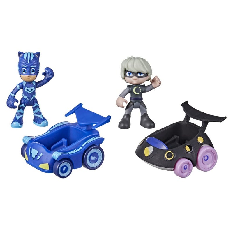 PJMASKS PJ Masks Catboy vs Luna Girl Battle Racers Preschool Toy Vehicle and Action Figure Set for Kids Ages 3 and Up - Image 3