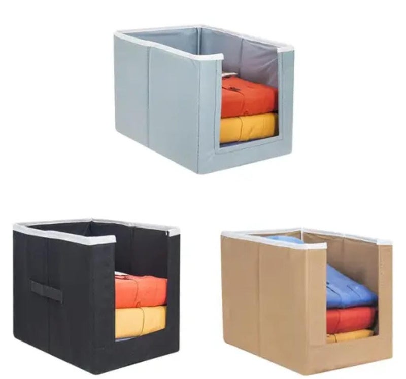 Special One Creation Shirt Stacker for Closet Organization SpaceSaving Clothes Storage Rack for Neat Wardrobe_MULTICOLOR PACK OF 3  - Image 1