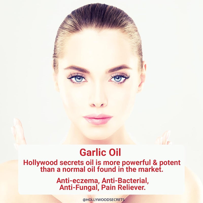 Hollywood Secrets Pure Garlic Oil For Face Hair Growth 50 ml - Image 5