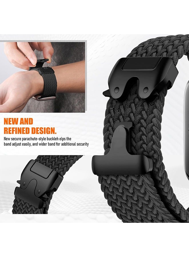 Apple Watch Series 10 Braided Replacement Band,Braided Solo Loop for Apple Watch Straps 40mm 44mm 46mm 42mm 49mm 45mm 41mm 38mm ,Parachute Buckle Stretchy Elastic Nylon Sport Strap Wristband for iWatch Bands Series 10 9 8 7 6 5 4 3 SE/2 - Image 4