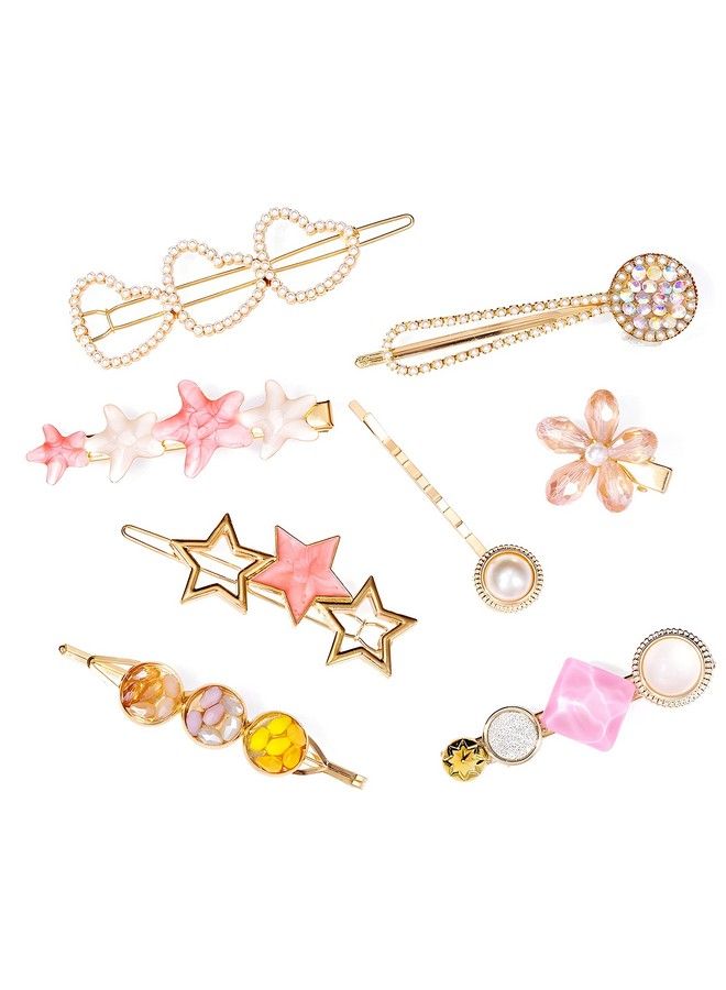 ANNACREATIONS 8 Pcs Premium Korean Stylish Hair Clips For Women And Girls - Image 2