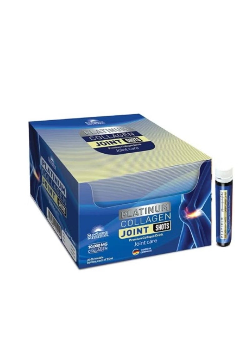 Nutrition Platinum Collagen Shot Joints, 25 M l 20 Count