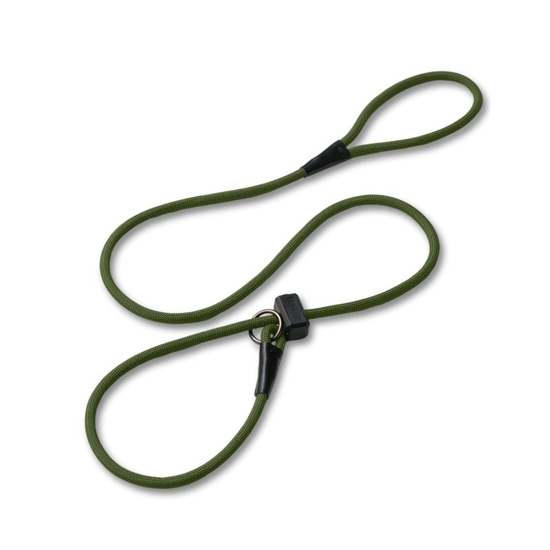 Fenrir Slip Leash 1.4m Professional Dog Training Lead to Stop Pulling, Perfect for Walks, Easy to Use, Spring Loaded Stopper, Light Weight and Durable (Green) - Image 1