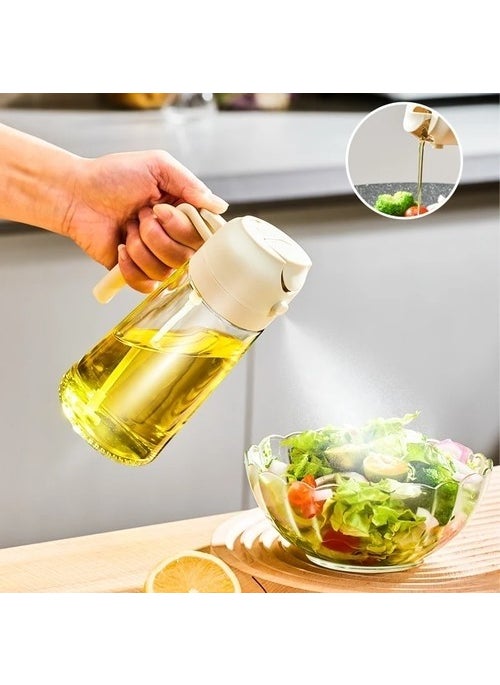 Twinstore34 - New Generation Spray Oil Pot Airfryer Multi-Purpose Oil Sprayer Oil Sauce Bowl Vinegar Jug Lemon Jug Dual Function - Image 1