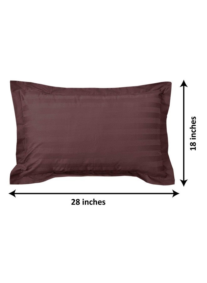 Kuber Industries Lining Design Cotton Pillow Cover- 18x28 Inch, Set of 6 (Brown)-HS43KUBMART26752 - Image 5