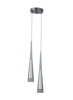 Best Power Modern Dual LED Pendant Light 6961-2-CH with Built-in Three Lighting Levels| Elegant Ceiling Fixture for Modern Interiors  - Image 2