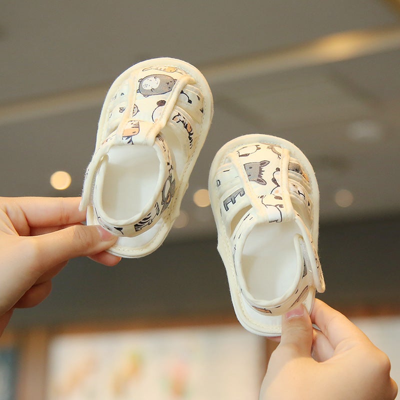 Breathable Cartoon Baby Toddler Shoes Zebra Lion [Summer Sandals DY]] 