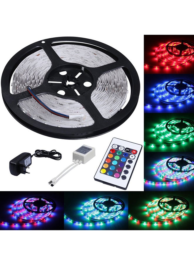 12V Iridescent LED Strip Light Kit, RGB Color Bluetooth WiFi Remote Controller, Indoor and Outdoor Waterproof Light Strip,Can be Sheared - Image 1