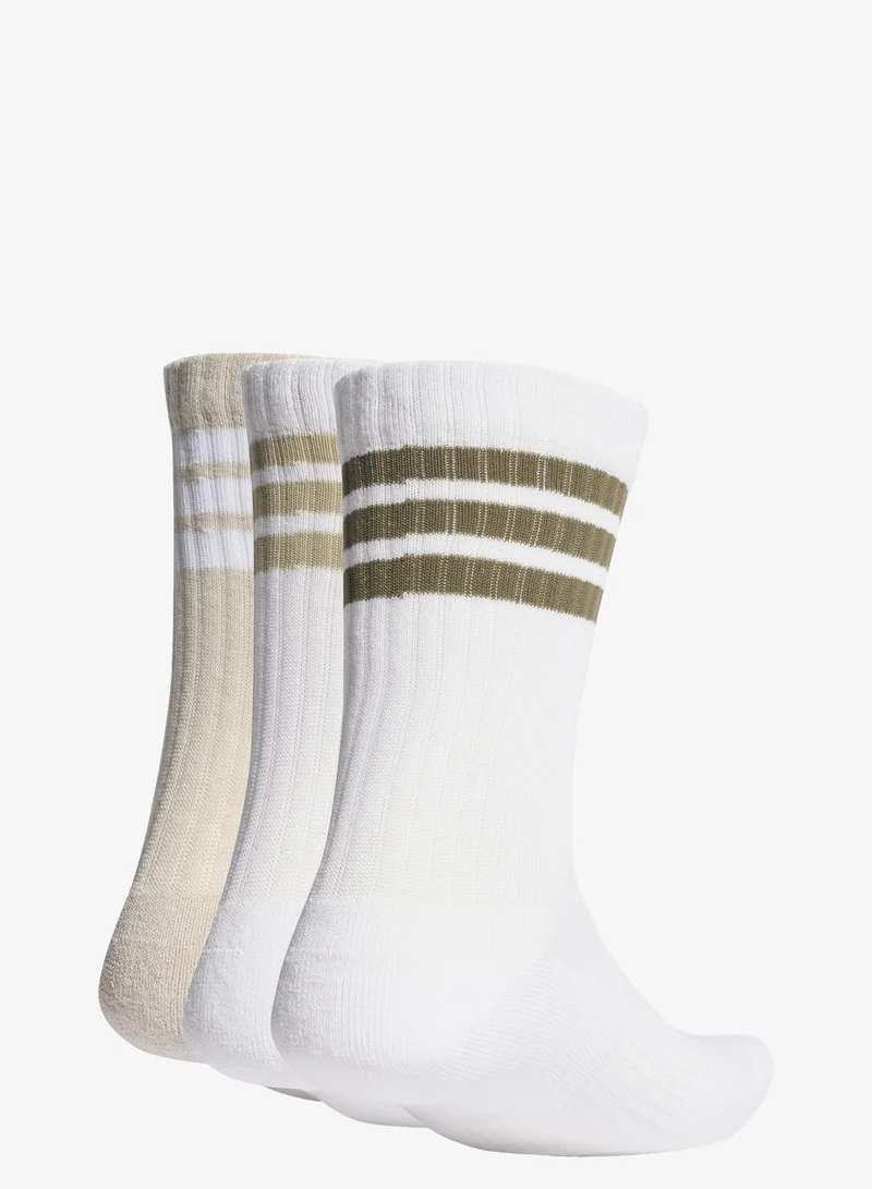 Adidas 3-STRIPES CUSHIONED SPORTSWEAR CREW SOCKS 3 PAIR PACK