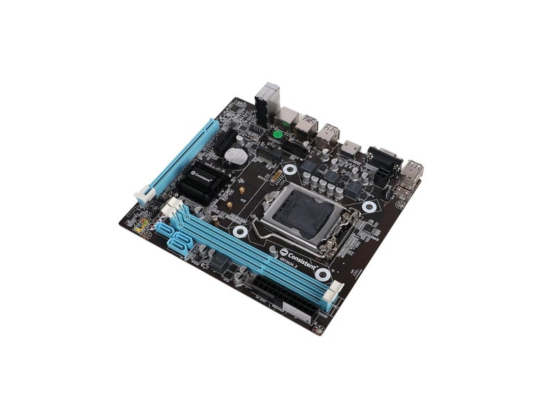 Consistent H-81 Motherboard 4th Gen i3, i5, i7, DDR3 Slots for RAM, Motherboard with SATA II&III, 3Year Warranty - Image 2
