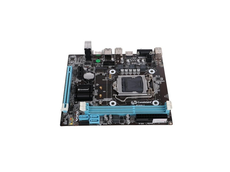 Consistent H-81 Motherboard 4th Gen i3, i5, i7, DDR3 Slots for RAM, Motherboard with SATA II&III, 3Year Warranty - Image 1