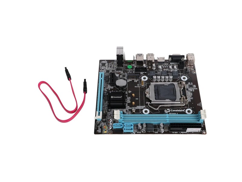 Consistent H-81 Motherboard 4th Gen i3, i5, i7, DDR3 Slots for RAM, Motherboard with SATA II&III, 3Year Warranty - Image 3