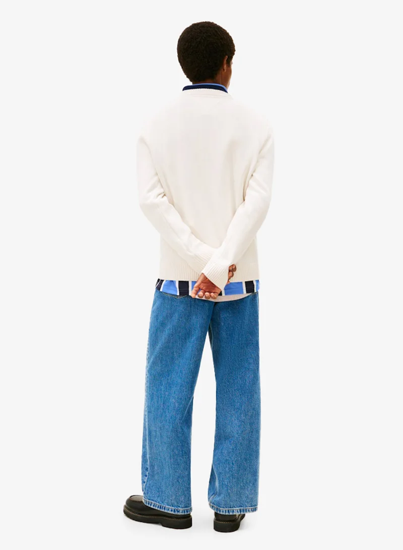 تومي جينز Logo Crew Neck Sweatshirt