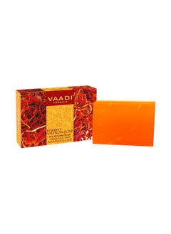 VAADI HERBALS Vaadi Herbals Luxurious Saffron Soap, Skin Whitening Therapy, 75g  - Image 2